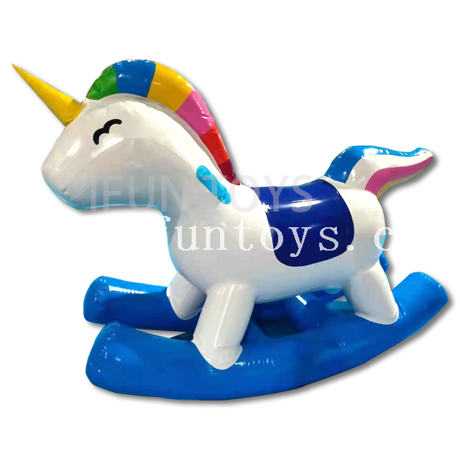 Giant Inflatable Unicorn Seasaw / Rocking Unicorn / Ride On Unicorn for Kids And Adults