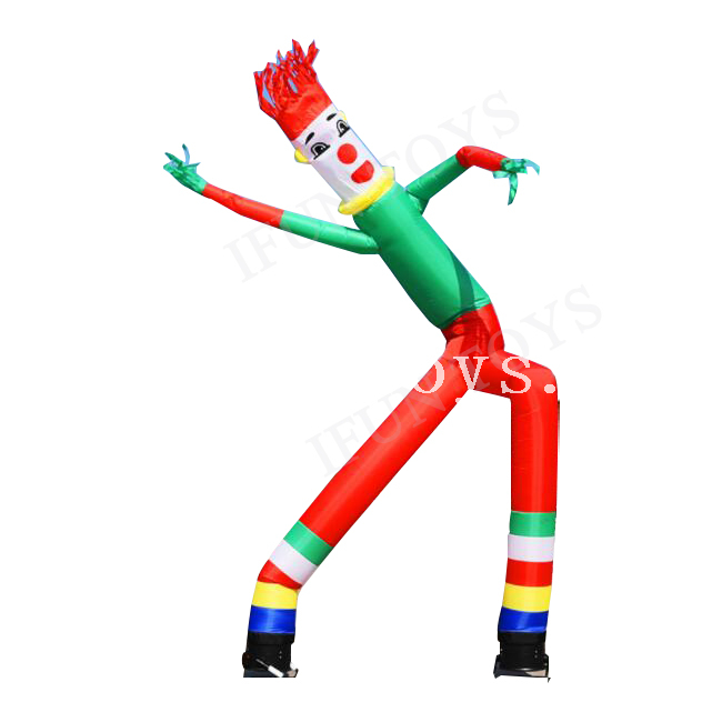 Two Legs Inflatable Waving Man / Airdancer Inflatable Sky Air Dancer Dancing Man with Air Blower for Outdoor Advertising