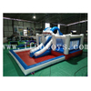 Inflatable Shark Water Slide with Swimming Pool / Inflatable Bouncy Castle with Water Slide 