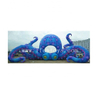 Event Stage Decoration LED Inflatable Octopus DJ Booth with Tentacle / Inflatable Octopus Stage Tent Booth for Sale