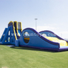 Large inflatable drop kick water slide/adult inflatable dry slide for sale