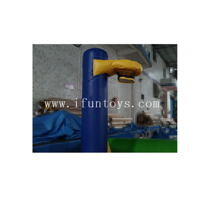 Interactive Sport Inflatable Bungee Run Race / Inflatable Basketball Shoot Game for 4 Players