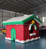 Kids inflatable Santa house/inflatable Christmas decorative house/ Christmas Inflatable Cabin for sale