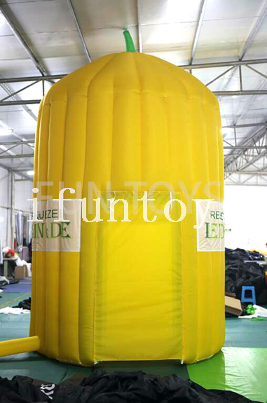 Oxford Cloth Inflatable Lemonade Booth / Portable Lemonade Stand / Kiosk Booth for Lemon Drink