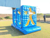 Inflatable Human Body Through Wall Game / Team Building Running Challenge for Outdoor Sport Game