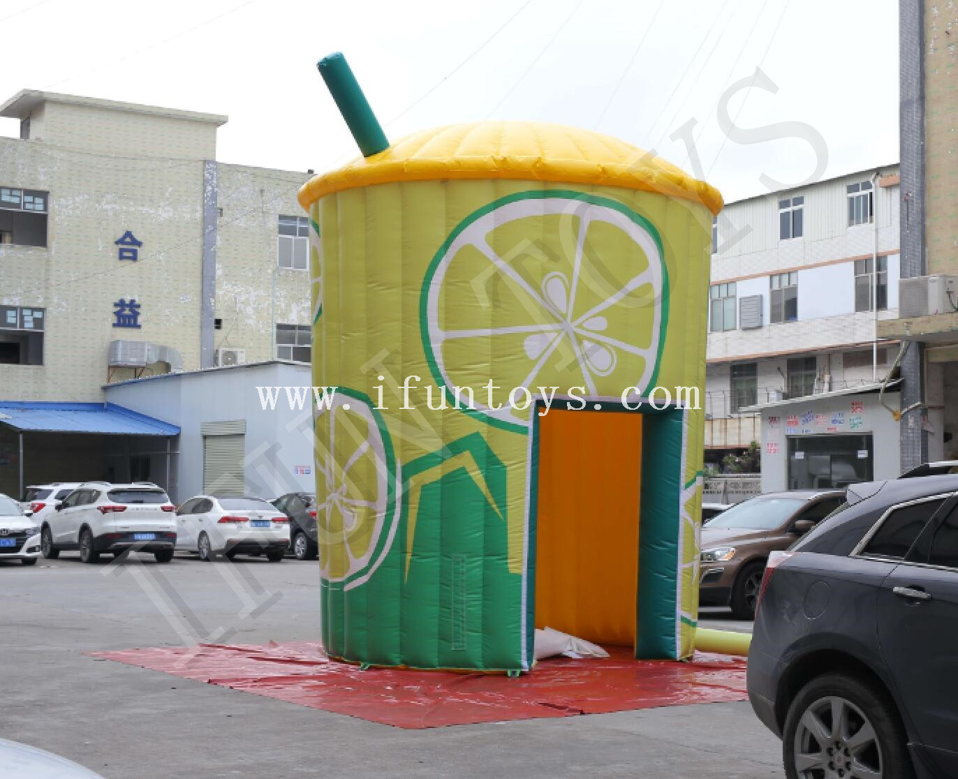Portable Inflatable Lemonade Booth / Outdoor Concession Stand / Lemonade Bar Tent