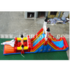 inflatable Jumping spaceship bouncer combo/ inflatable USA rocket bouncy castle with slide/inflatable obstacle castle for kids