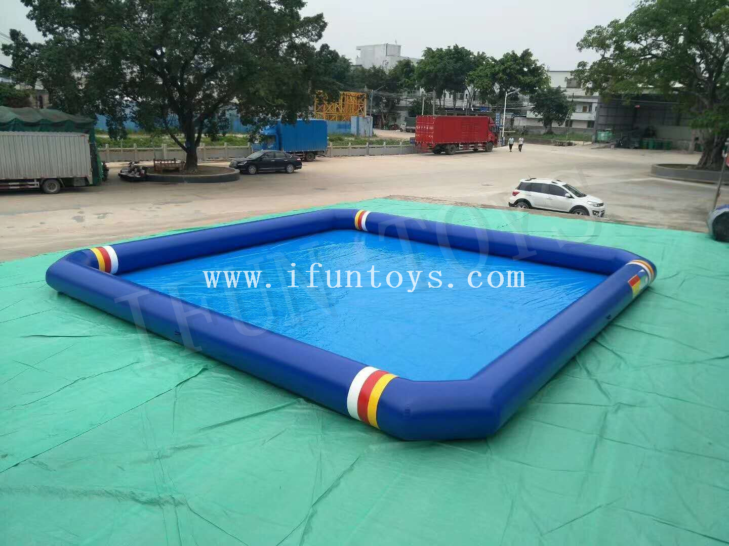 Portable Inflatable Square Swimming Pool / Water Walking Ball Pool / Hamster Ball Pool for Kids And Adults