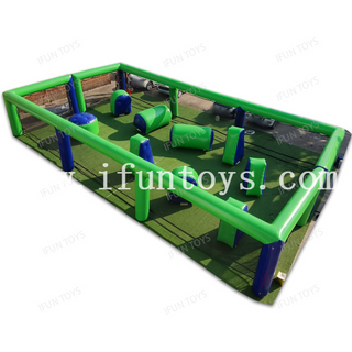 PVC Inflatable Paintball Arena Inflatable Paintball Netting Field For Paintball Games