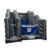 Commerical outdoor inflatable cliff jump slide/ inflatable dry slide/inflatable jump off with bag for kids and adults