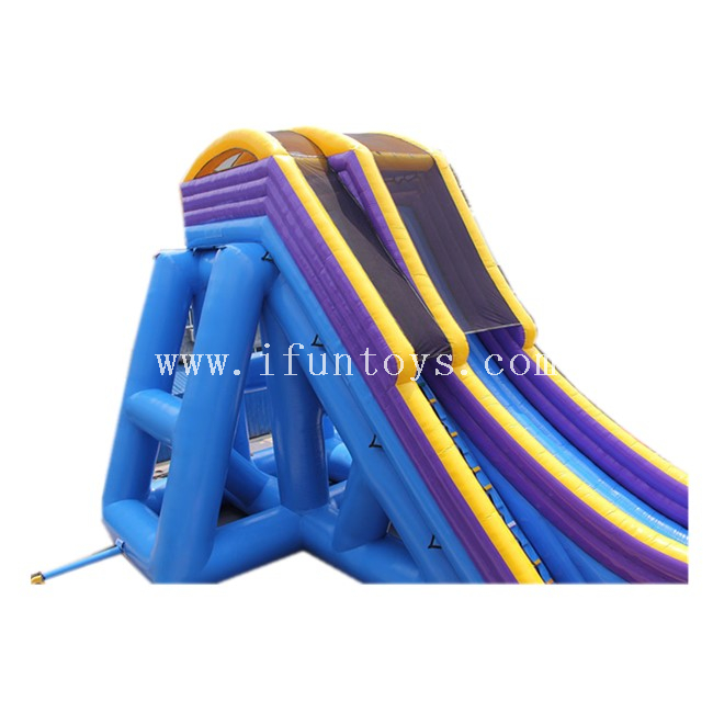 Giant Inflatable Dropkick Water Slide /Free Fall Drop Kick Inflatable Water Slide/ Inflatable Screamer Water Slide for Adults