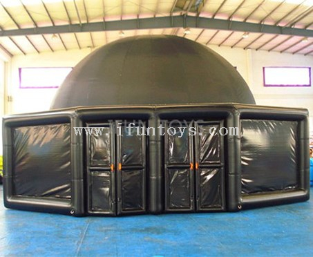 Mobile digital planetarium inflatable Cinemas dome/Projection inflatable dome tent for indoor use