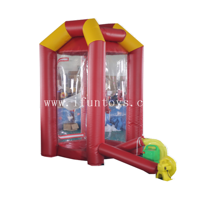 Portable Inflatable Cash Grab Cube / Inflatable Money Booth /Inflatable Cash Machine Booth For Party