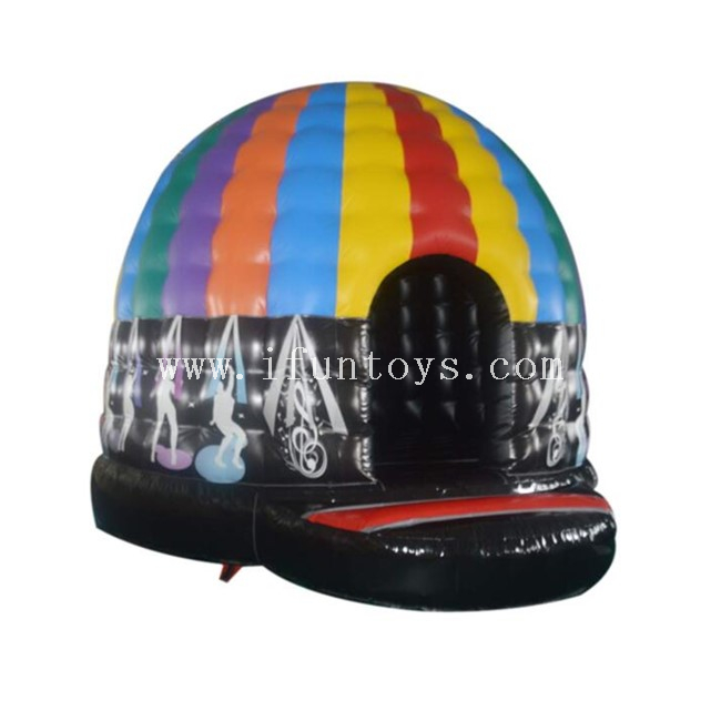 LED Disco Light Inflatable Dance Dome / Outdoor Inflatable Disco Dome Tent / Inflatable Club Jumping Bounce for Party