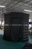 Led Lighting Wedding octagonal Inflatable black Photo Booth /inflatable photo booth enclosure for sale