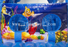 Seaworld Theme Inflatable Obstacle Course with Slide for Running Race
