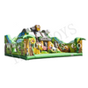 Outdoor Inflatable Jungle Fun City / Forest Bouncy with Slide / Inflatable Playground Amusement Park