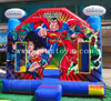 Justice League Theme Inflatable Jumping Trampoline House Bouncy Castle for Kids