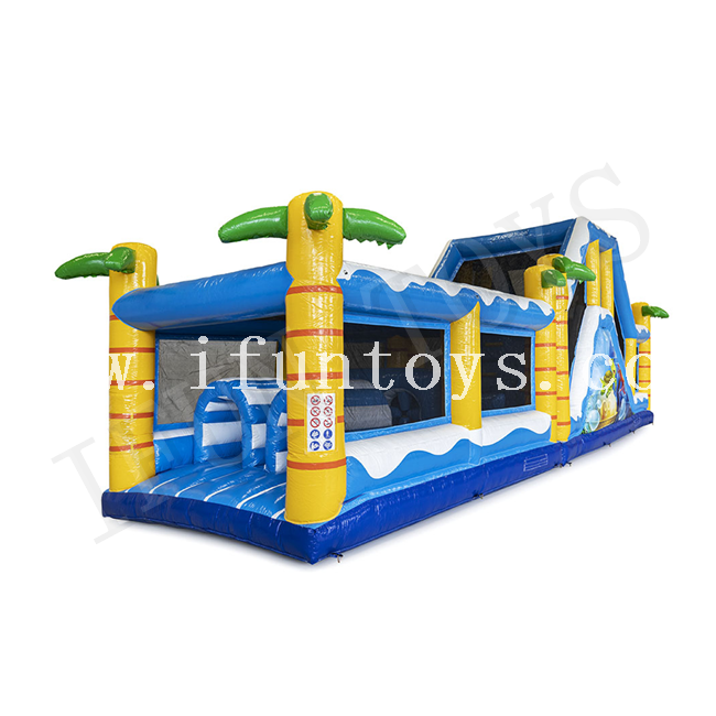Outdoor Inflatable Obstacle Course Races / Assault Course Run / Inflatable Obstacle Game Course