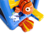 Cheap Inflatable Seaworld Bounce House Combo / Jumping Castle with Slide for Kids