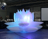 Giant Inflatable Lotus Flower / LED Light Ground Flower for Garden Decoration 