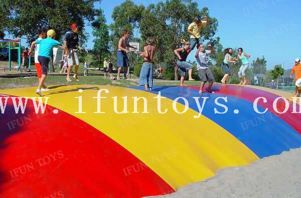 PVC Outdoor Commercial Cheap Inflatable Kangaroo Jumper / Jumping Pillow Jumping Cloud for Kids And Adults
