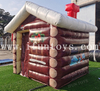 Xmas Inflatable Santa's Grotto/Christmas Inflatable House/ Holiday Inflatable Christmas Tent with Air Blower for Event Decoration