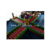 Interactive Sport Inflatable Bungee Run Race / Inflatable Basketball Shoot Game for 4 Players