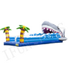 2 Lanes Inflatable Shark Bungee Run Race Challenge Game