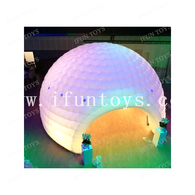 Large Inflatable Igloo Dome Event Tent with Air Blower / Inflatable Dome Marquee for Conferences/ Parties/ Weddings/Exhibitions