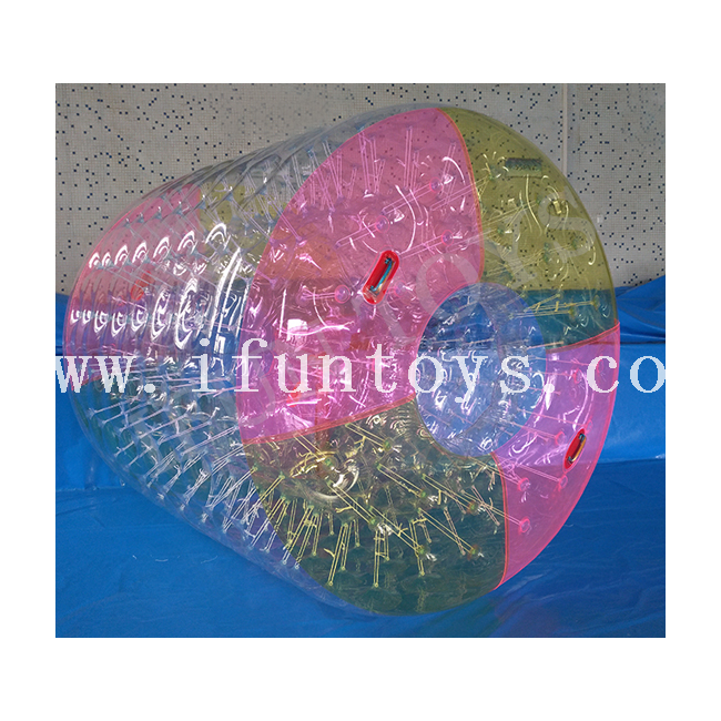 PVC TPU Inflatable Zorb Roller Ball Water Walking Roller Ball Large Human Hasmster Wheel Inflatable Toys for Kids and Adults