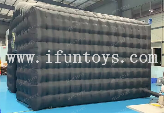 Portable Inflatable Nightclub Disco Tent Giant VIP Party Cube Night Club Bar With LED Lighting for Event