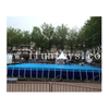 Outdoor Portable Above Ground Pool Metal Frame Swimming Pool with Laddlers for Backyard Water Games