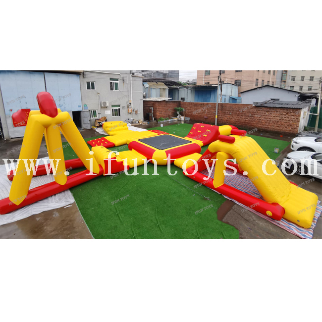 Water Play Equipment Giant Floating Big Sea Parks Inflatable Water Theme Park Water Games Aqua Park for sale