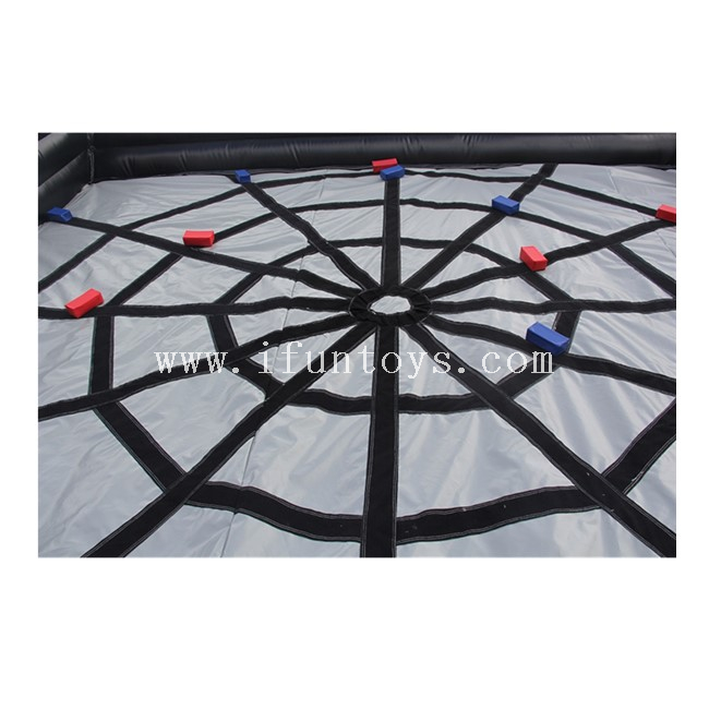 Inflatable Spider Crawl Game / Interactive Inflatable Competition Sport Game Inflatable Spider Climbing Wall for Kids And Adults