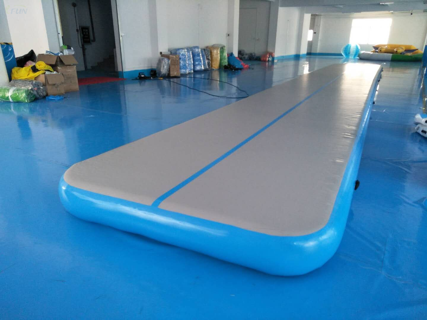 Inflatable Air Floor track Home Gymnastics Tumbling Gym Mat Yoga Pad