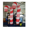 2.5m tall Inflatable Candy Cane / Inflatable Walking Stick / Inflatable Christmas Crutch for Outdoor Decoration