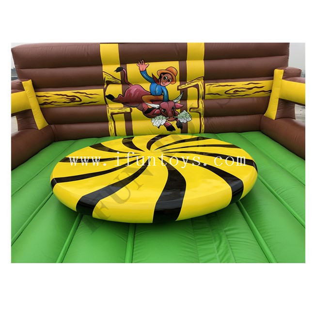 Mechanical Inflatable Turntable Sport Game / Inflatable Mechanical Turnaround Spinning Disk