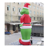8.5m Tall Inflatable LED Grinch / Giant Inflatable Christmas Grinch for Outdoor Decoration