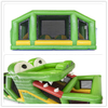Outdoor Inflatable Crocodile Obstacle Course / Obstacles Running Race / Adult Challenge Inflatable Obstacle Course 