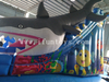 Commercial used adult and kids inflatable shark water slide/inflatable slip n slide/inflatable dry slide for sale