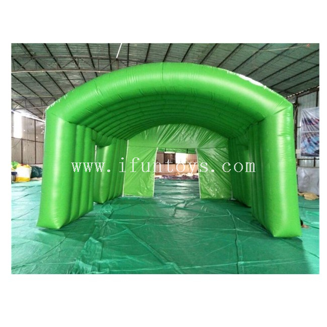 Green Inflatable Stage Cover for Concert / Inflatable Stage Roof / Inflatable Arch Tent for