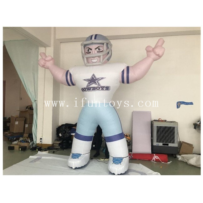 giant inflatable nfl players
