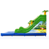 Inflatable Beach Slide with Splash Pool / Outdoor Inflatable Water Slide Pool Pond for Amusement Park