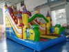 Commercial Inflatable Clown Bouncy Castle Slide/inflatable dry slide/ inflatable Clown combo slide for kids