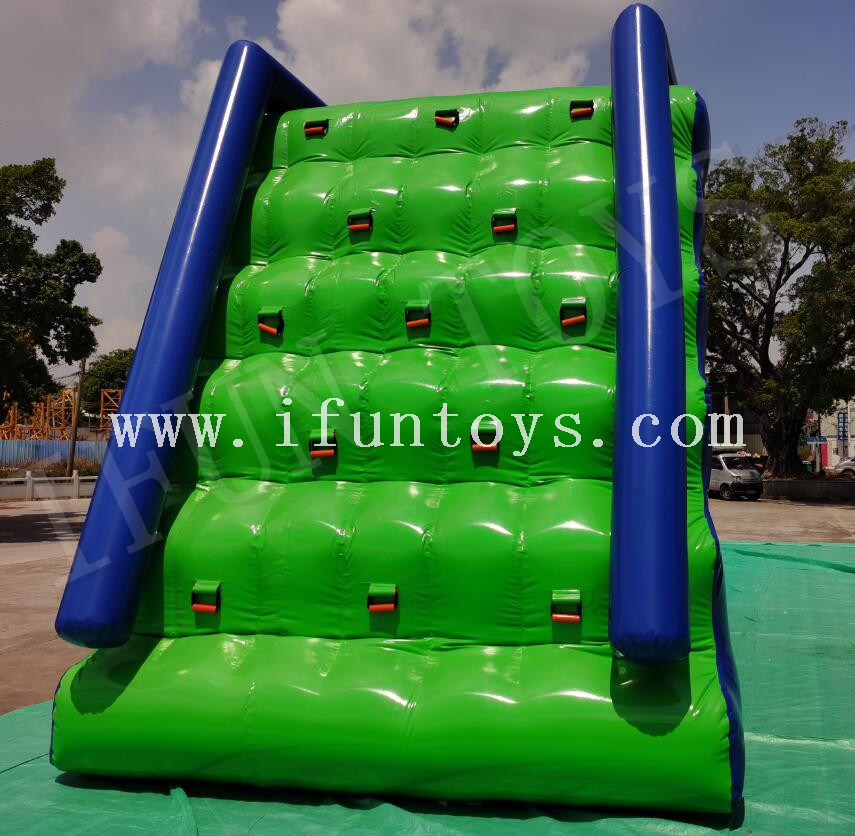 Aqua Park Inflatable Floating Slide / Climbing Water Slide for Lake ...