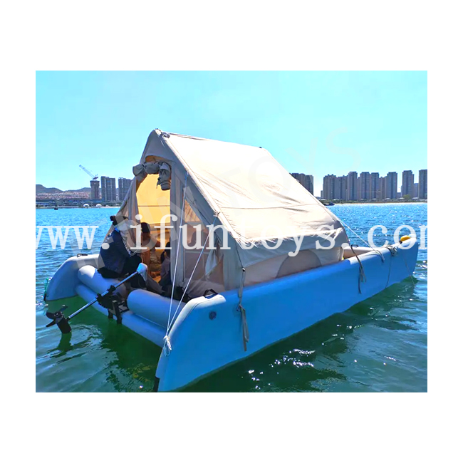 China Drop Stitch Material Houseboat Packraft Sail Catamaran Inflatable ...